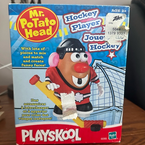 RARE 2002 Hasbro Playskool Mr. Potato Head Canadian Hockey Player - Picture 4 of 6